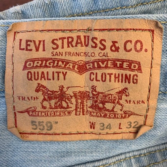 Men's 559 Relaxed Straight Levi's Jeans - Picture 8 of 8